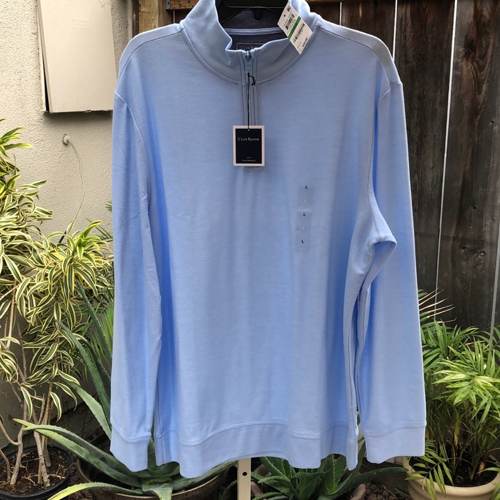 Men’s Clubroom Performance L/S MockNeck NWT